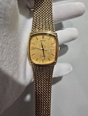 Vintage Seiko Dolce watch Gold Plated